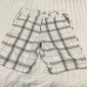 Mens plaid shorts